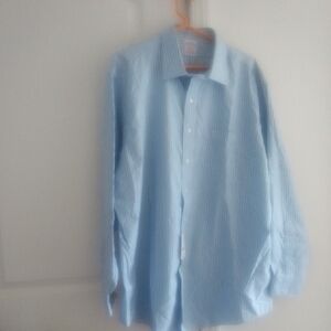 NWT Brooks Brothers striped Blue/white Dress Shirt Classic